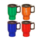 Plastic Travel Mug Auto Cup with Virgin Plastic Inner