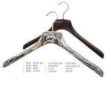 Wooden Hangr with Metal Hook Cloth Hanger (HQ014B)