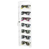 Acrylic Wall Mount Locking Sunglasses Display