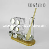 Bamboo Kitchenware Spice Bottle Holder Wkb0320A