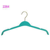 Notched Plastic High-Class Rubber Coating Shirt Hangers Custom