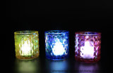 Hot Sell Colorful Ion Plating Candle Container for Home Decoration