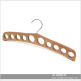 Wooden Natural Color 9 Holes Scarf Hangers