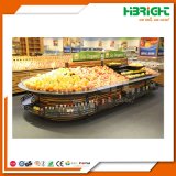 Wooden Supermarket Hypermarket Fruits and Vegetables Display Racks