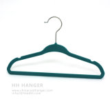 China Plastic Hanger Chlidren Kids Save Space Velvet Hanger