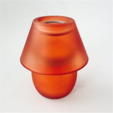 Wedding Pack Orange Frosted Burner Glass Candles for Gifts