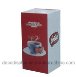 Supermarket Pop Paper Display Rack for Coffee Promotion