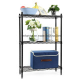 Height Adjustable Small Space Living Room Storage Metal Wire Shelf Wide Adjustable Rack Unit