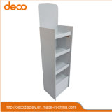 High Quality White Sample Product Selling Display Shelf with Header