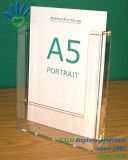 A5 Acrylic Menu Brochure Stand Sign Holder