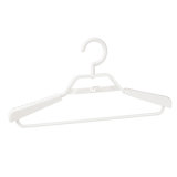 14 Inches Adjustable Plastic Coat Hanger (pH1404C-wh1)