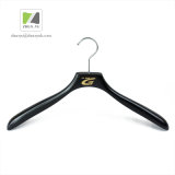 Matte Black Wooden Coat / Clothing Hangers at Factory Price