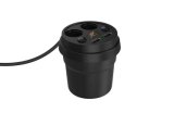 Ce RoHS Certificate 2 USB Car Charger with Cup Holder