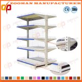 Metal Tempered Double Sided Back Wire Mesh Supermarket Shelf (Zhs139)