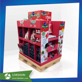 Cardboard Display Rack Gift Card for Christmas Gift Promotion