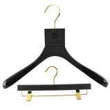 Black Ash Wood Hangers, Luxury Clothes Hangers for Coat