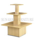 3 Tier Wooden Shop Retail Display Stand (SZ-WDR002)