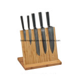 Wooden Double Sided Dual Magnetic Knife Block