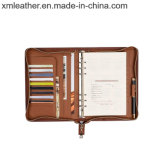 Leather Folders Document Holder Office Portfolio with Notebook