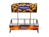 Countertop Metal Wire Retail Promotion Snack Food Display Stand