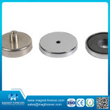 Permanent Round Pot Ferrite Magnet Magnetic Holder