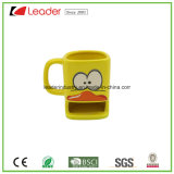 Yellow Cookie Holder Ceramic Coffee Mug