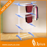 Three Layers Powder Coated Tube New PP Plastic Clothes Drying Hanger (JP-CR300W)