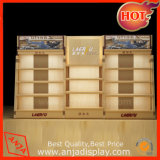 Wooden Commercial Shoe Rack Store Shoes Displays Shelf