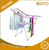 Pop up Wire Towl Foldable Garment Drying Display Clothes Hanger Rack