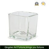 22oz Square Glass Vase Cube for Candle Jar