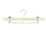 Clothes Clothing Type Garment Usage Wooden Pants / Trousers Hanger with Chrome Asessorise (YLWDP-b8)