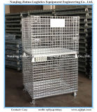 Warehouse Collapsible Galvanized Wire Mesh Container with Heavy Duty