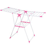 Fast Moving Pink Powder Coated Color Clothes Rack Without Shoe Rack (JP-CR109P)