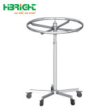 Round Stand Movable Display Garment Rack