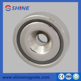 Neodymium Pot Magnet with Countersunk Hole A25