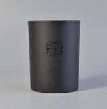10 Oz Matte Glass Candle Holders with Print Logo
