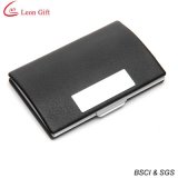 Aluminum Leather Metal Business Name Card Holder