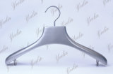 Yeelin Luxury Broad Shoulders Wood Hanger with Shinny Metal Hook (YLWD84265W-GRY1)
