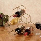 Geometrical Rhombic 6 Bottles Wine Holder