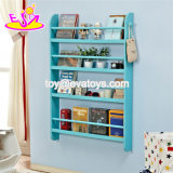 Customize Modern Rack Storage Wooden Kids Wall Bookshelf with 4 Tiers W08c250