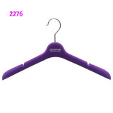 Luxury Fashion Shop Custom No Slip Female Purple Velvet Hangers