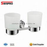 Sanipro Bathroom Toothbrush Glass Cup Holder Wall Mount