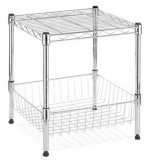 2 Layers Chrome Heavy Duty Wire Shelving