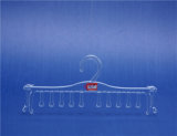 New Style Transparent Plastic Hanger for Supermaket