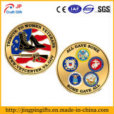 Custom USA Gun Logo Military Challenge Coins