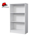 Knocked Down Metal Bookshelf with Two Adjustable Shelves Storage Filing Office Cupboard