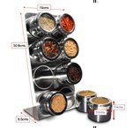Stainless Steel Magnetic Spice Rack (CL1Z-J0604-8A)