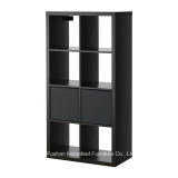 Wooden Storage Shelf 8 Shelves with 2 Non-Wonven Storage Units (HHS-07)