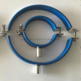 Stainless Steel Sanitary Pipe Holder with Base