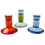 New Design Colorful Ceramic Circular Candle Holder (home decoration)